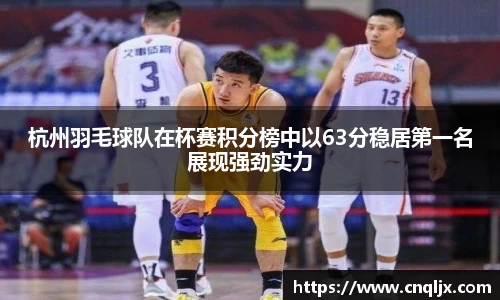 杭州羽毛球队在杯赛积分榜中以63分稳居第一名展现强劲实力